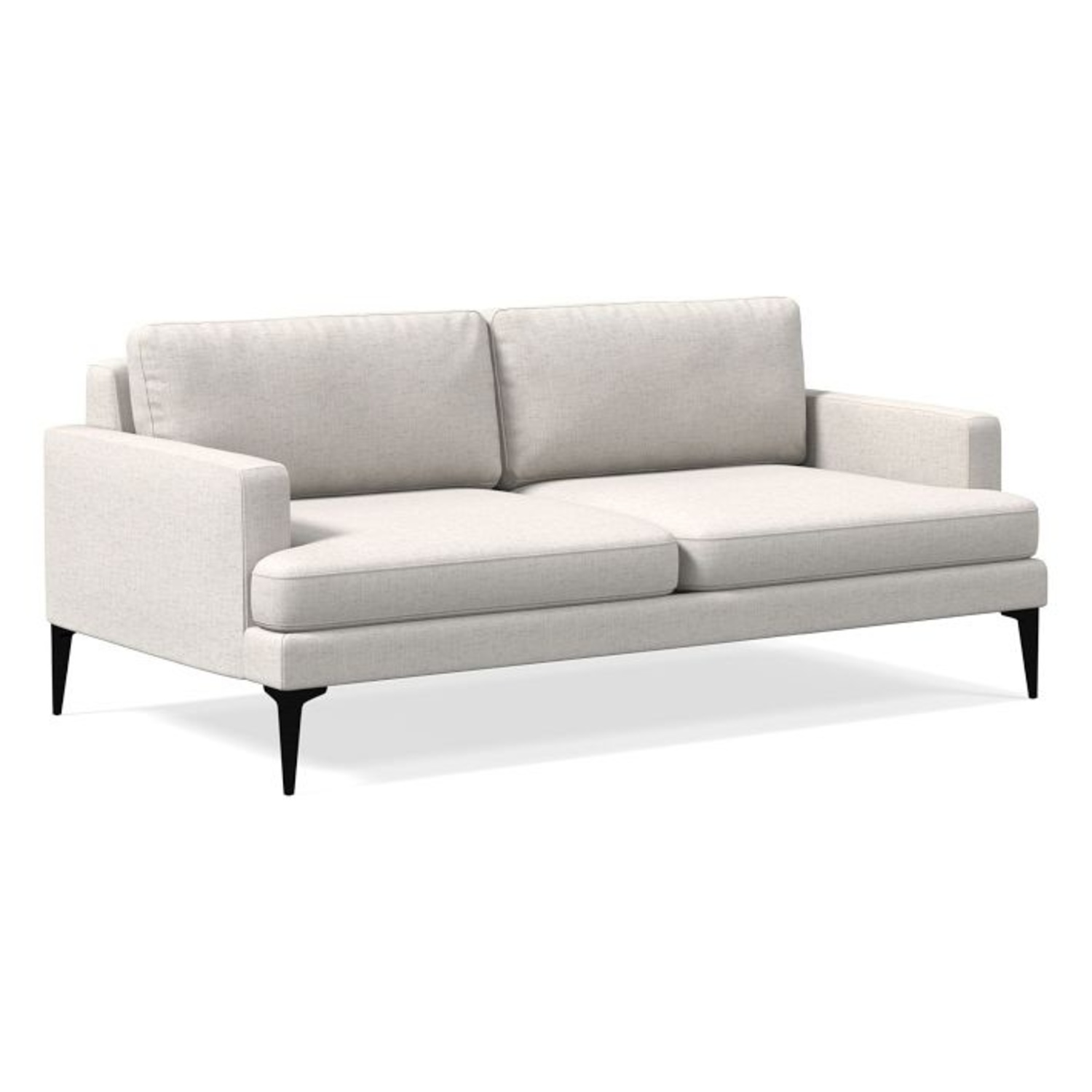 West Elm Andes Grey Couch - image-4