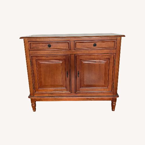 Used Ballard Designs Dark Wood Sideboard for sale on AptDeco
