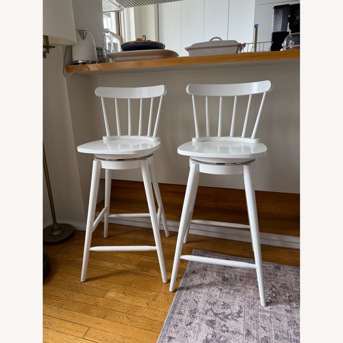 Used Wayfair Johanna Set of 2 Bar Stools for sale on AptDeco