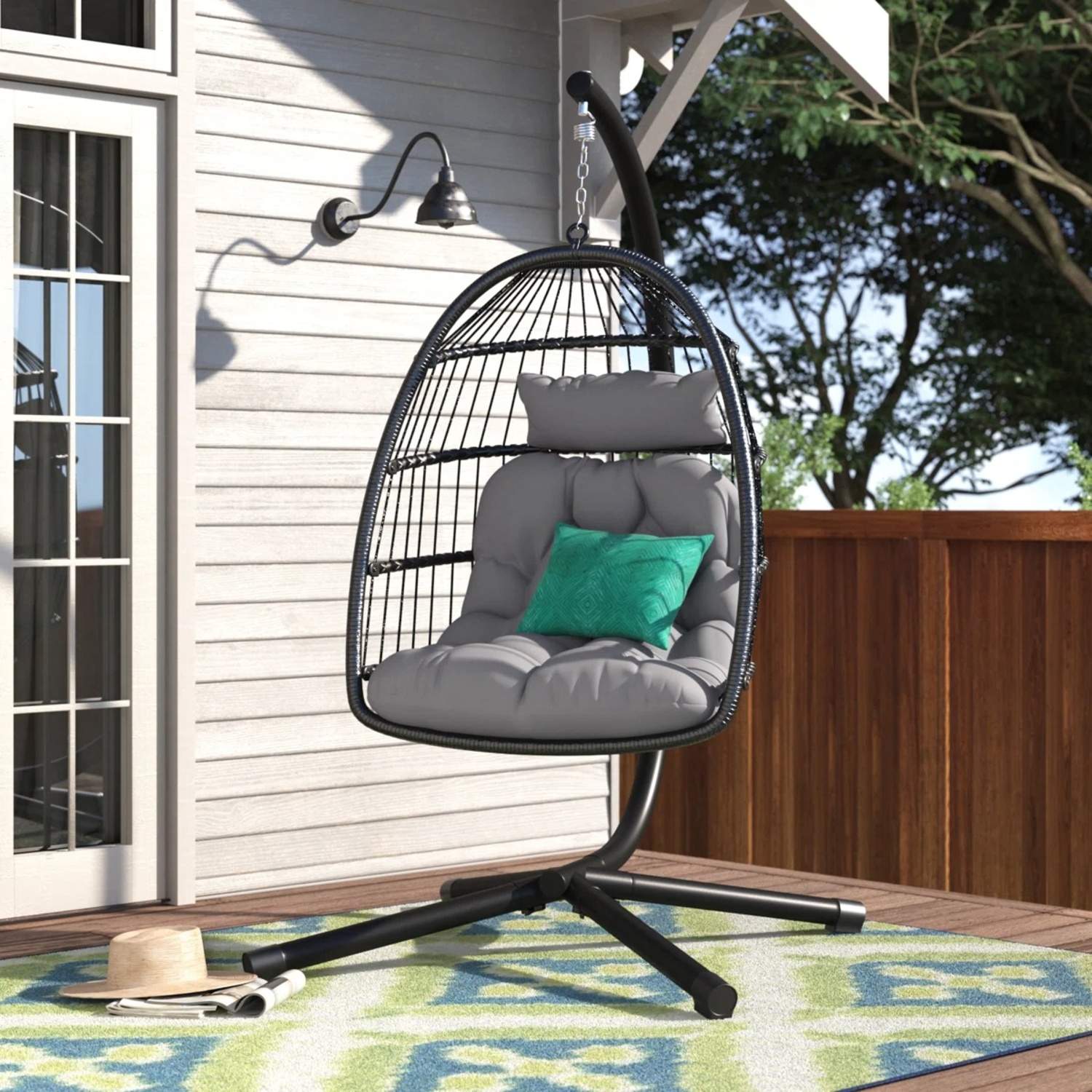 2 Set Breeonna Single Person Egg Chairs  - image-5