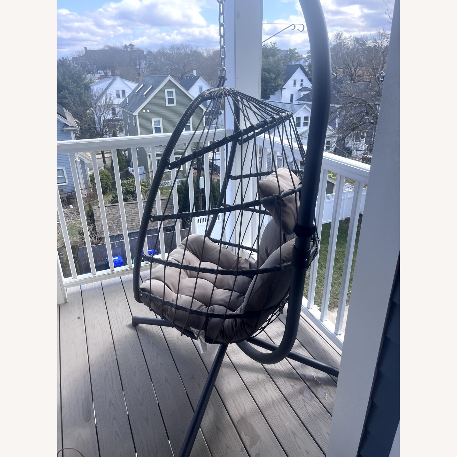 2 Set Breeonna Single Person Egg Chairs  - image-4
