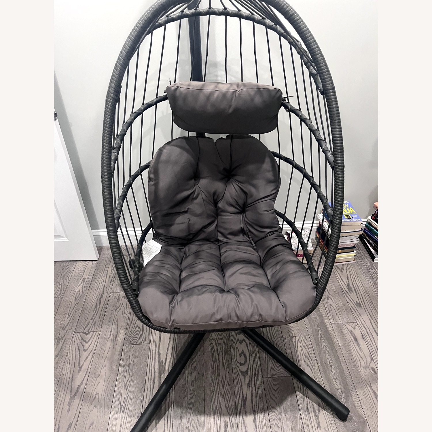 2 Set Breeonna Single Person Egg Chairs  - image-1