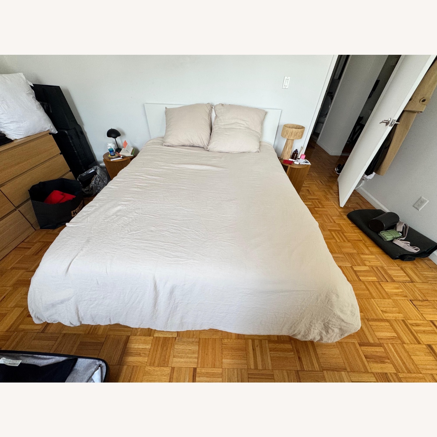 IKEA MALM Queen Bed 4x Storage Drawers - image-3