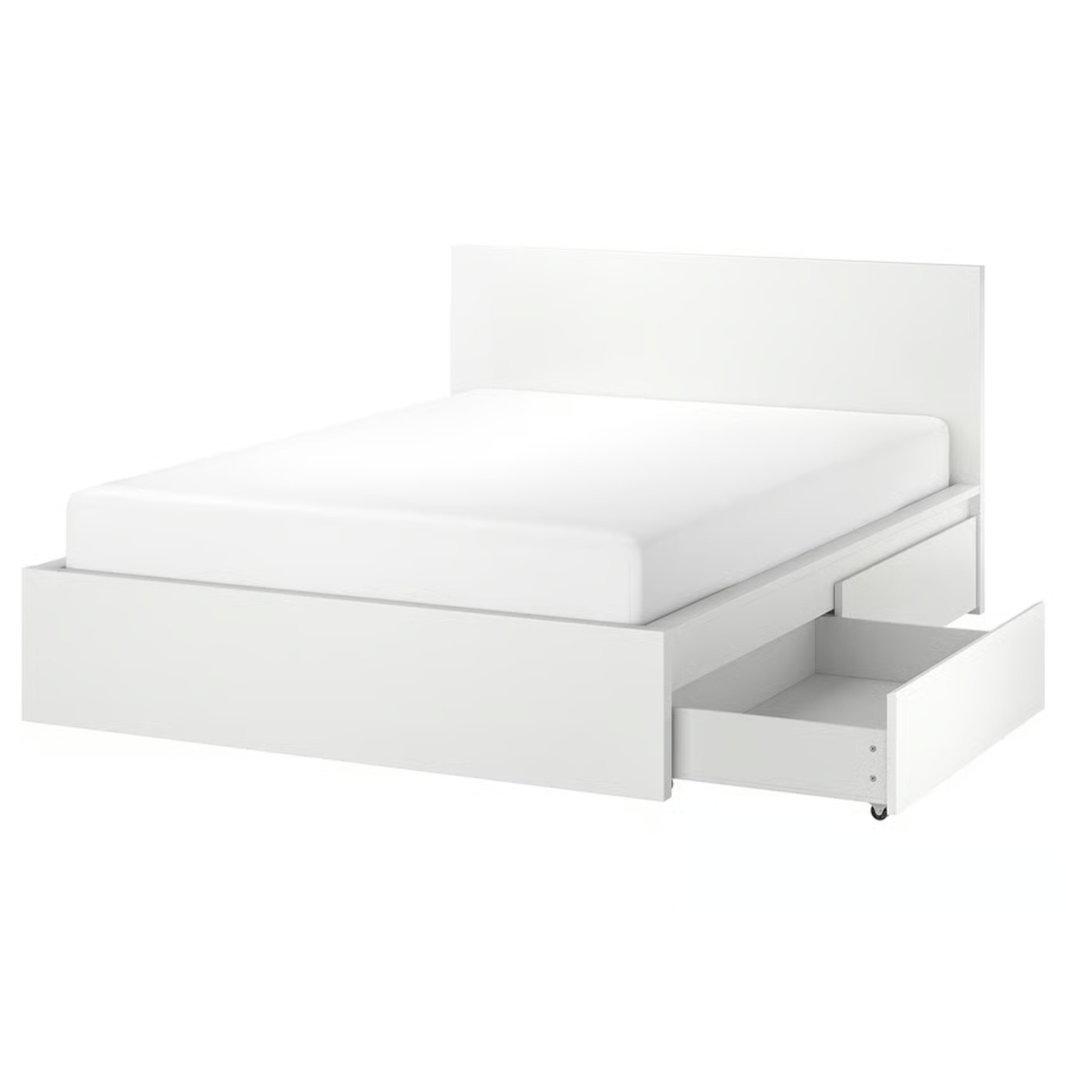 IKEA MALM Queen Bed 4x Storage Drawers - image-7