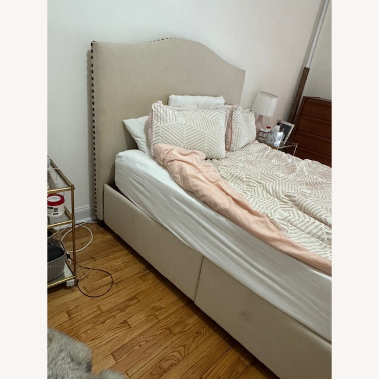 Pottery Barn Raleigh Queen Storage Bed - image-2