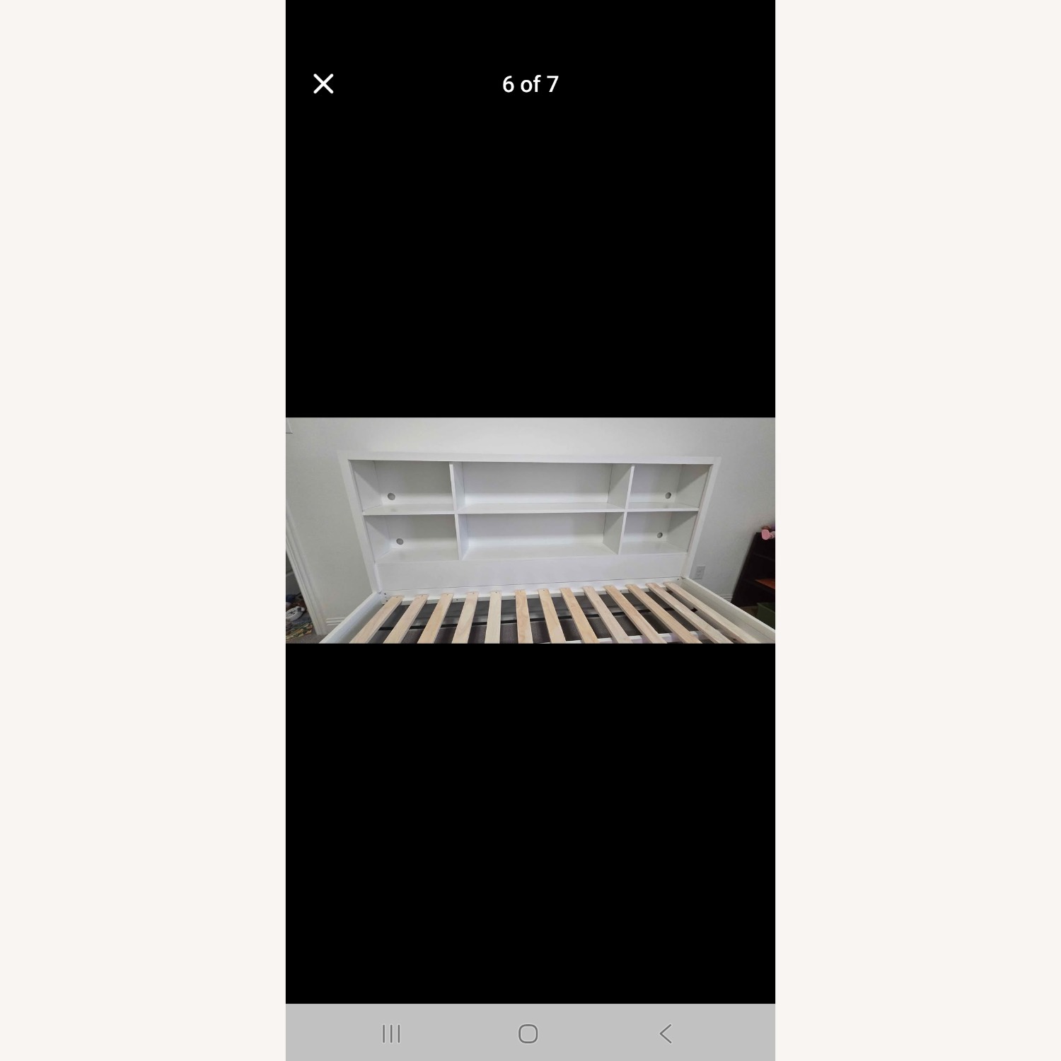 Living Spaces Twin Size Daybed With Bookcase Headboard - image-4