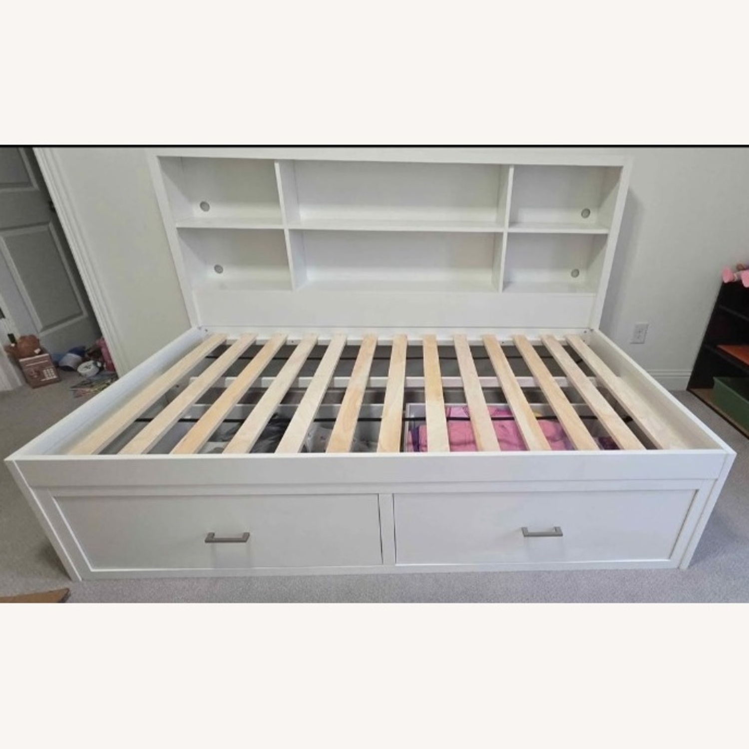 Living Spaces Twin Size Daybed With Bookcase Headboard - image-6