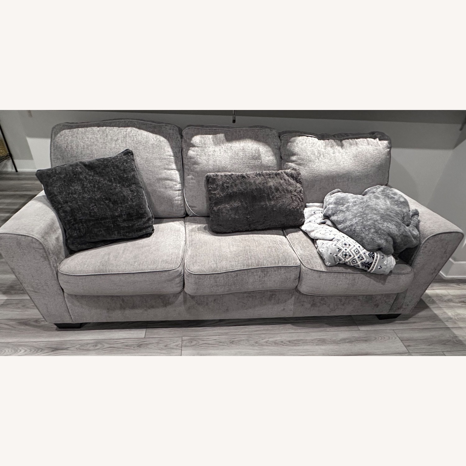 Two Seater Grey Couch - image-6