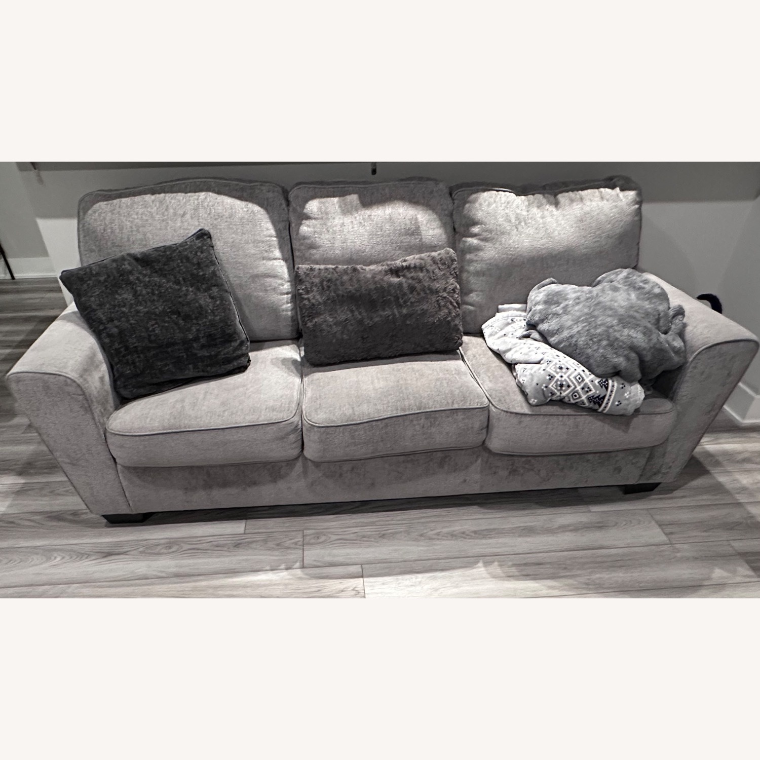 Two Seater Grey Couch - image-3