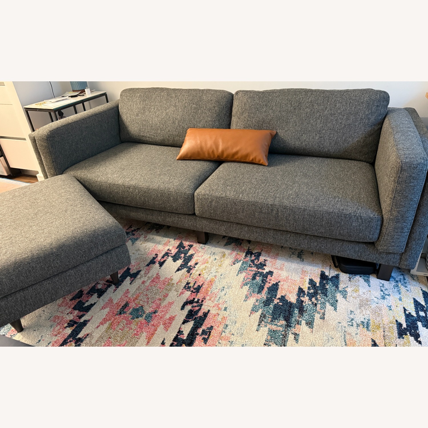 Room & Board Cade Sofa W Jasper Ottoman - image-10