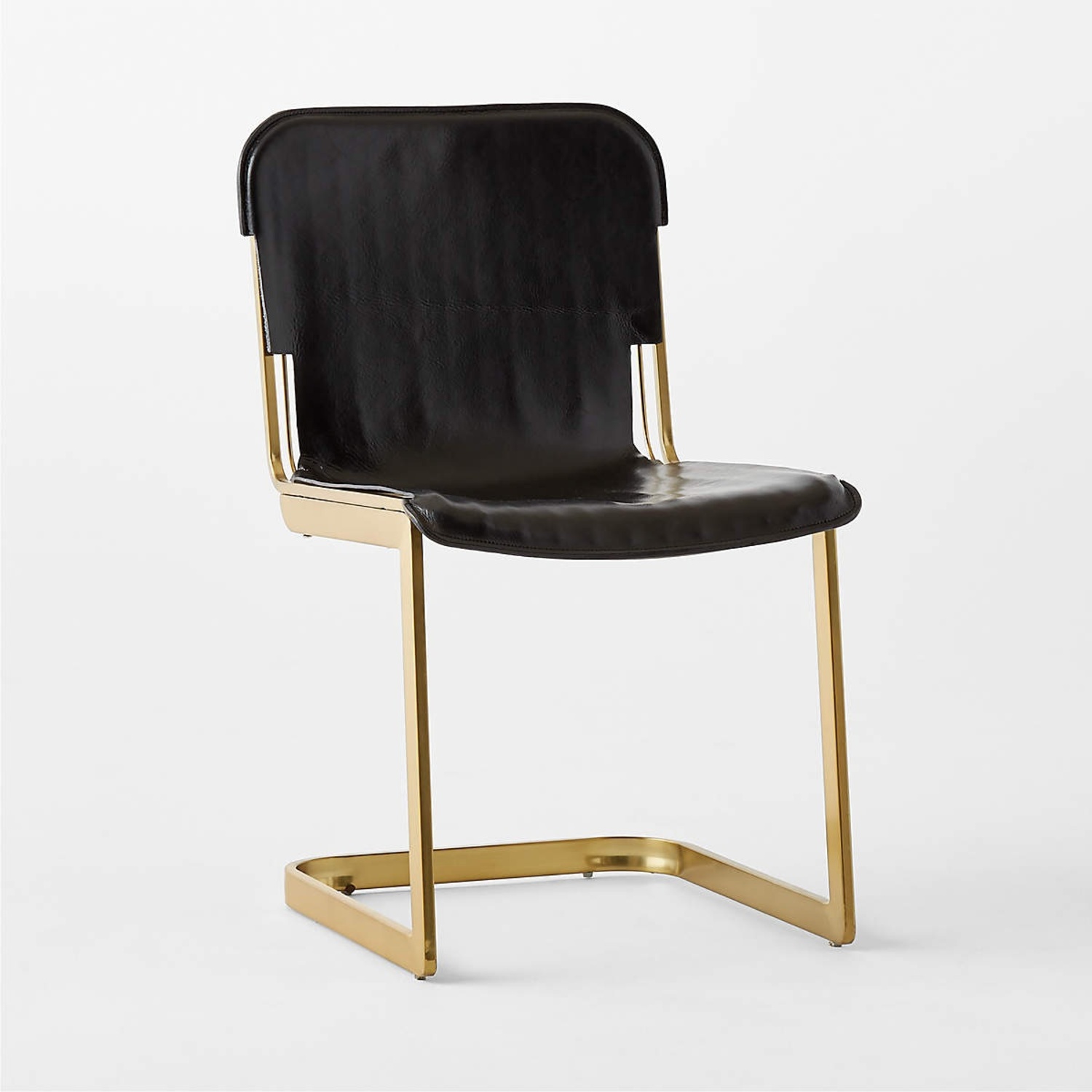 CB2 Kravitz Design Rake Black Leather Chairs (2) - image-6