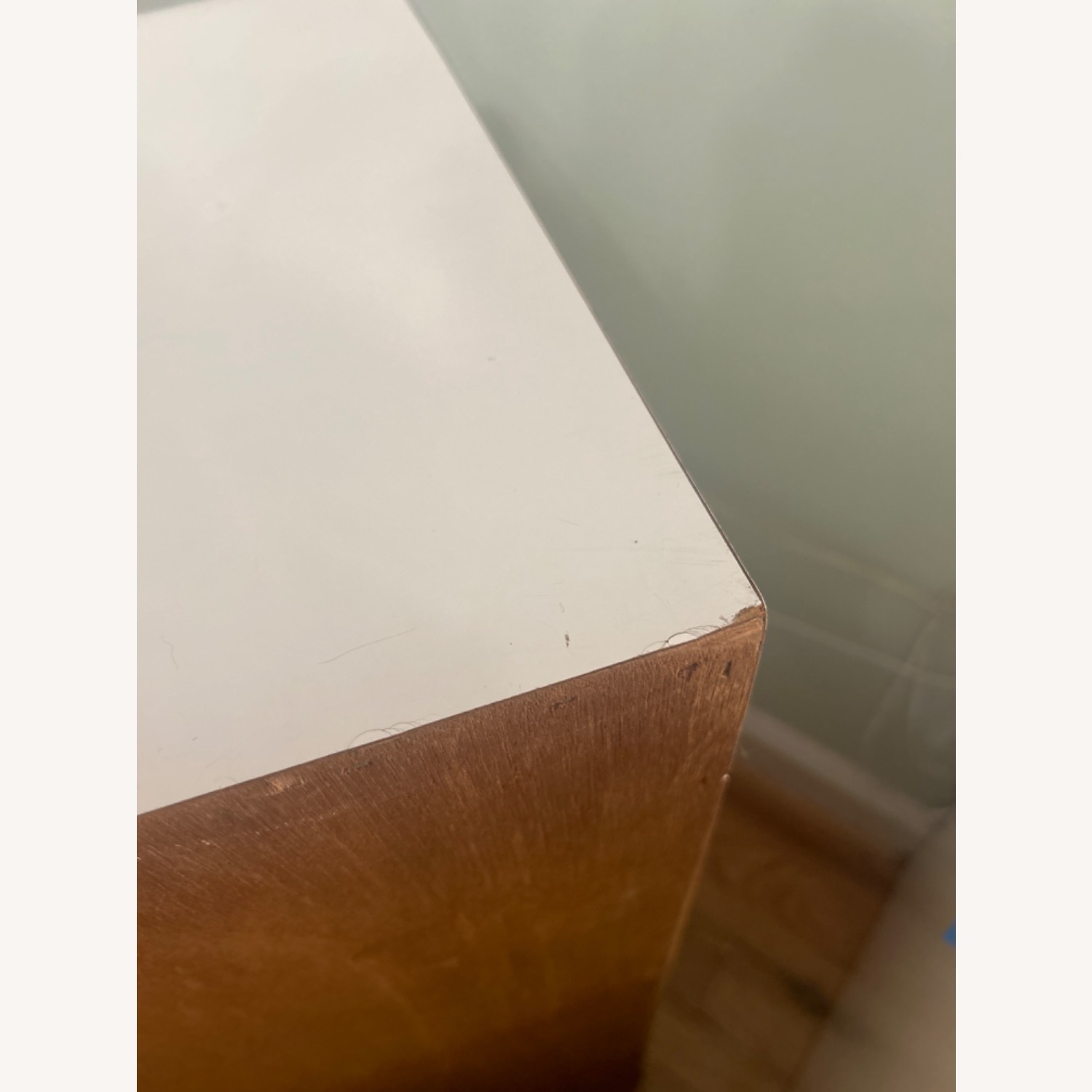 80’s Post-Modern Lacquered Waterfall Desk - image-7