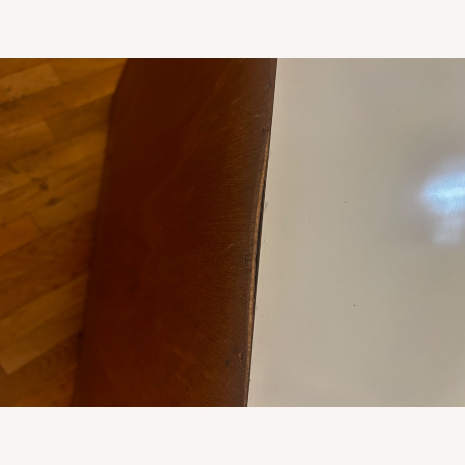 80’s Post-Modern Lacquered Waterfall Desk - image-6