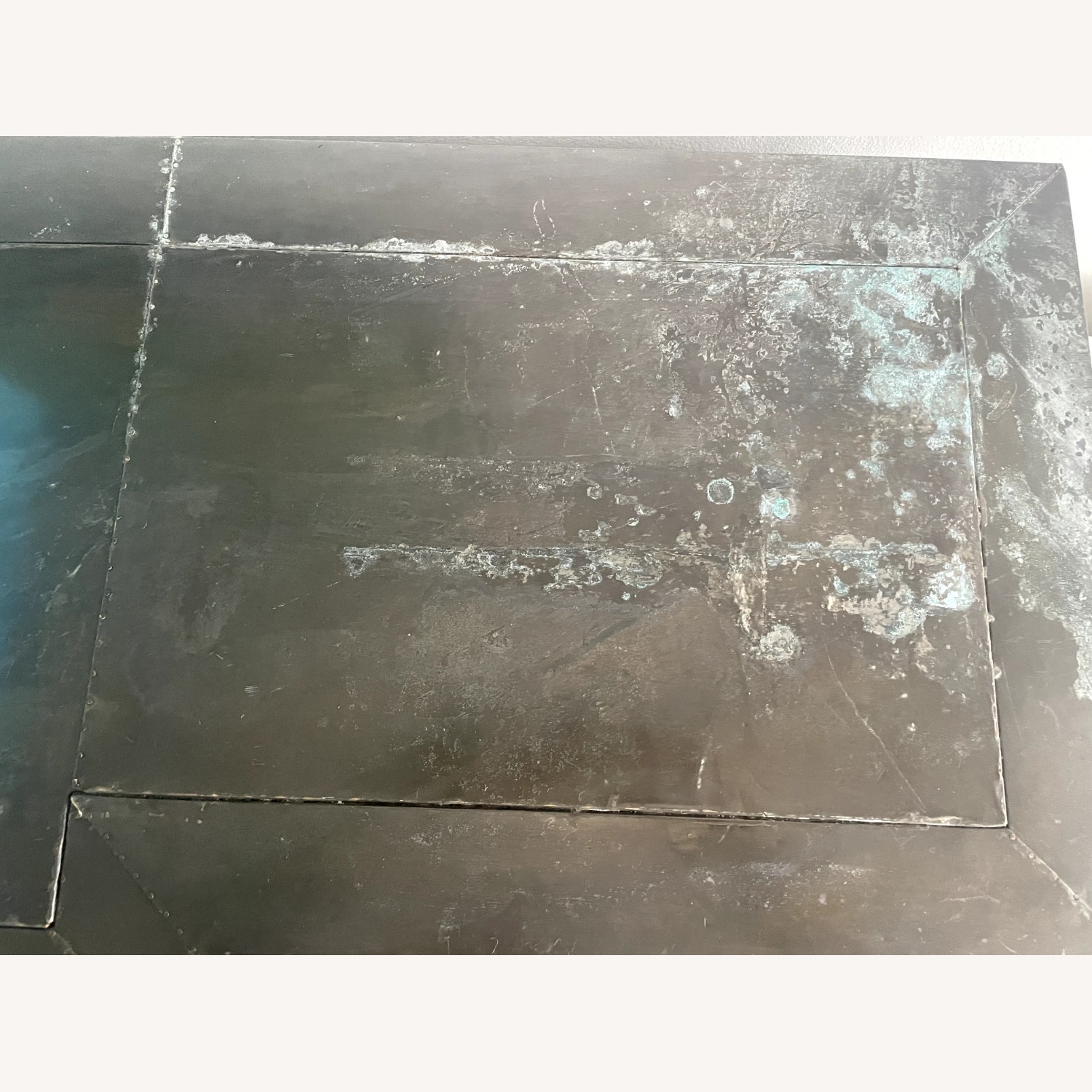 Restoration Hardware Annecy Metal-Wrapped Glass Media Console - image-4