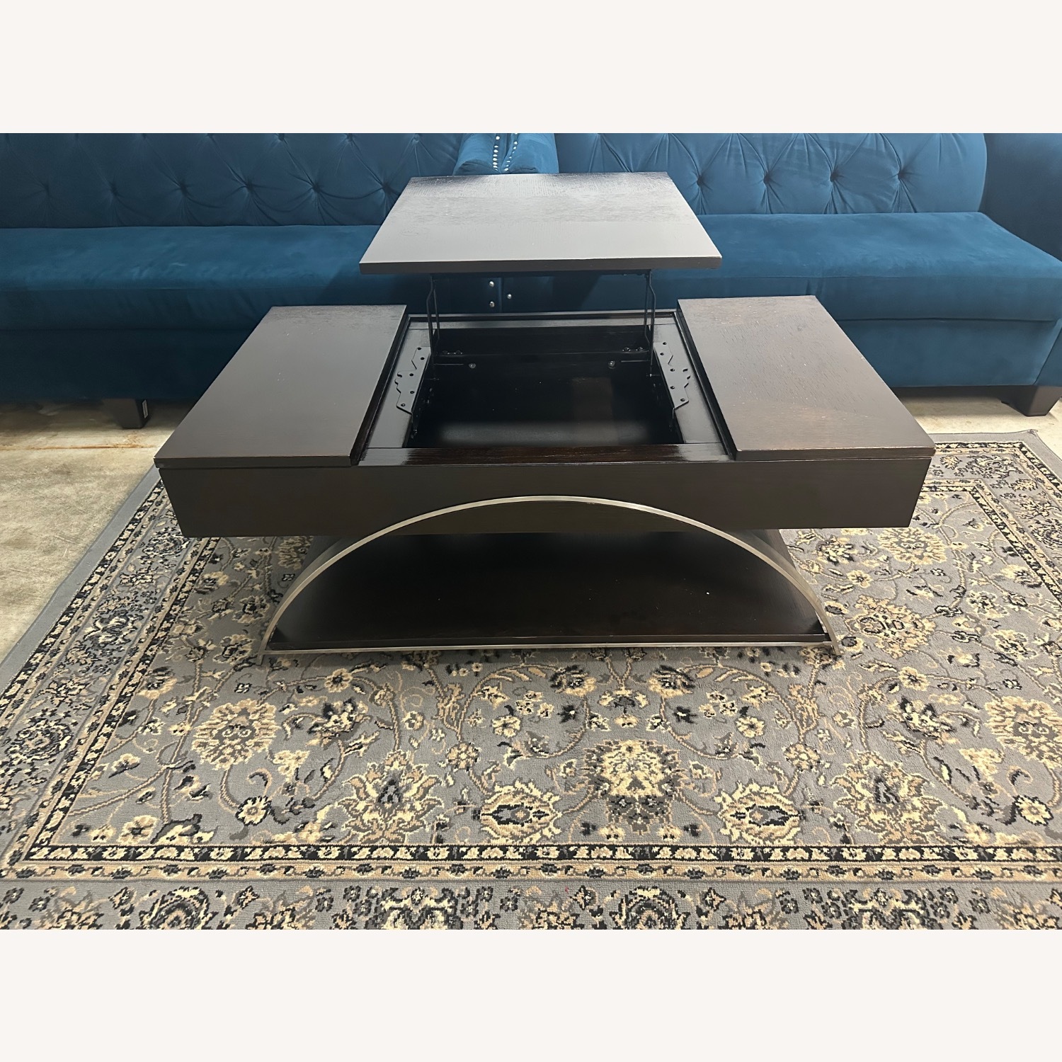 Raymour & Flanigan Folding Coffee Table - image-1