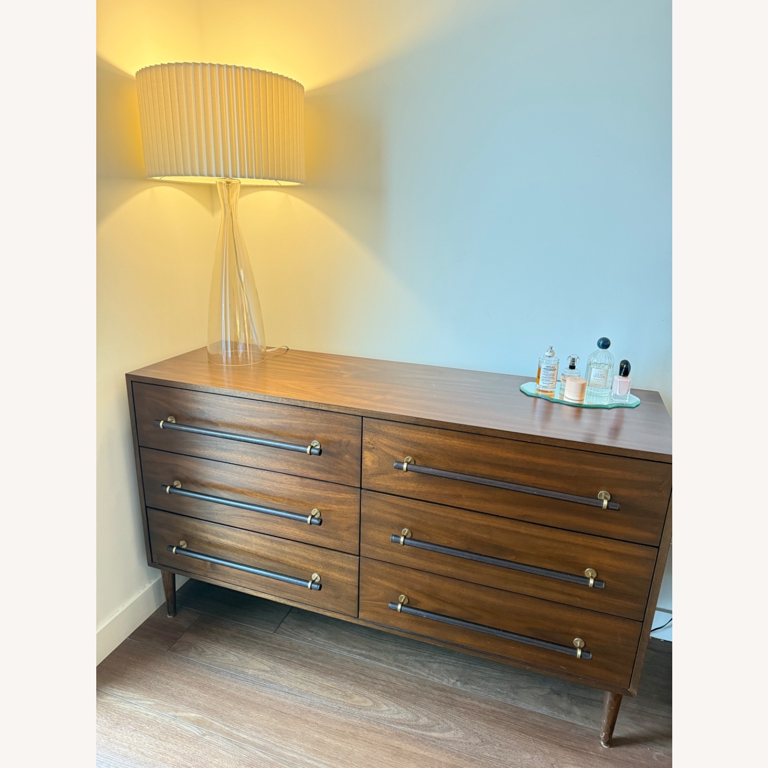 West Elm Walnut Benson 6-drawer Dresser - image-3