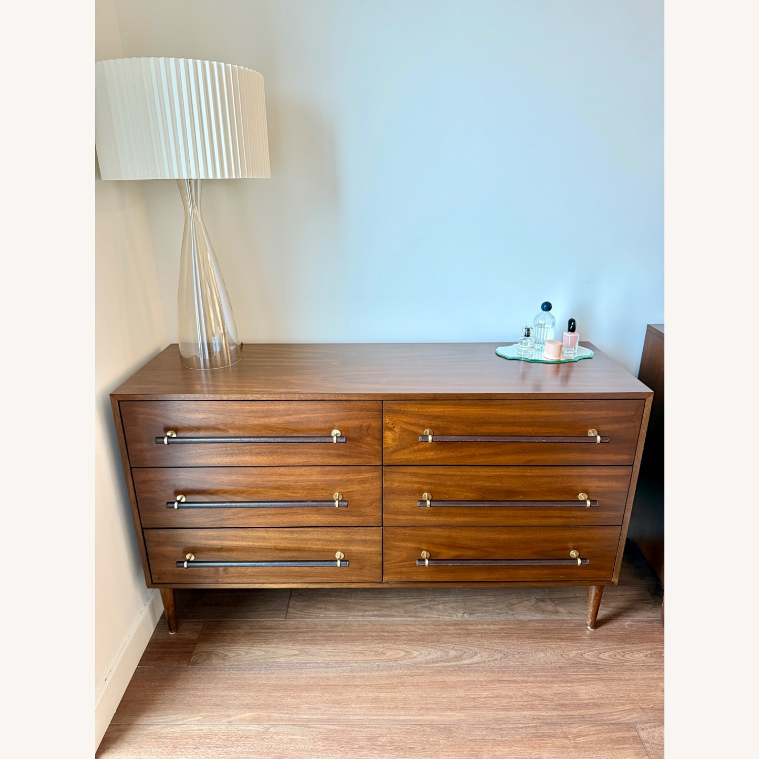 West Elm Walnut Benson 6-drawer Dresser - image-2