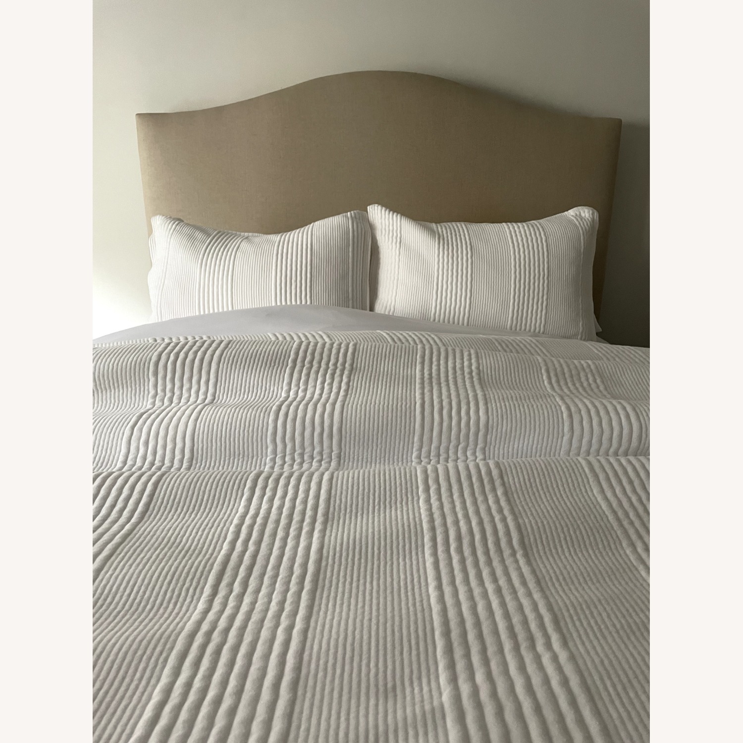 Pottery Barn Upholstered Queen Bed - image-1