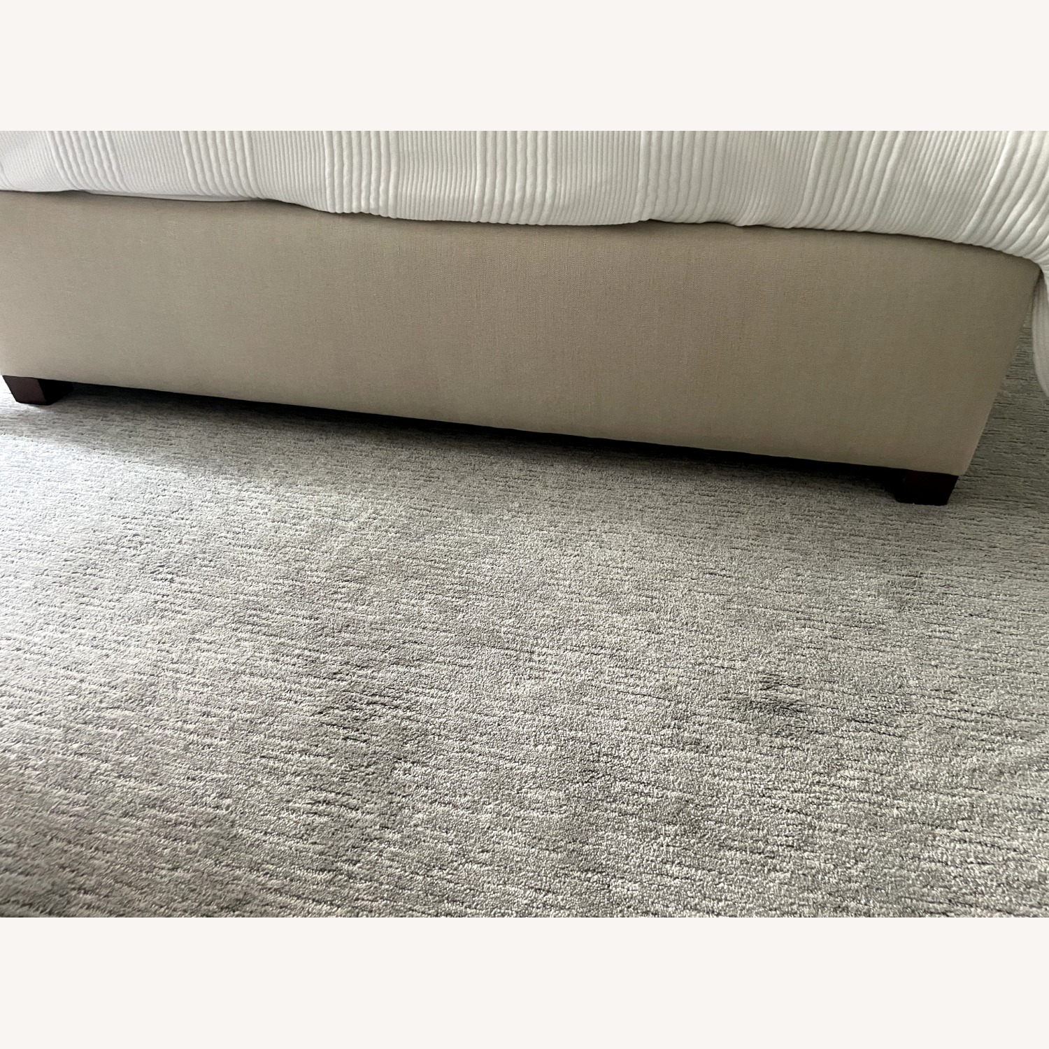 Pottery Barn Upholstered Queen Bed - image-9