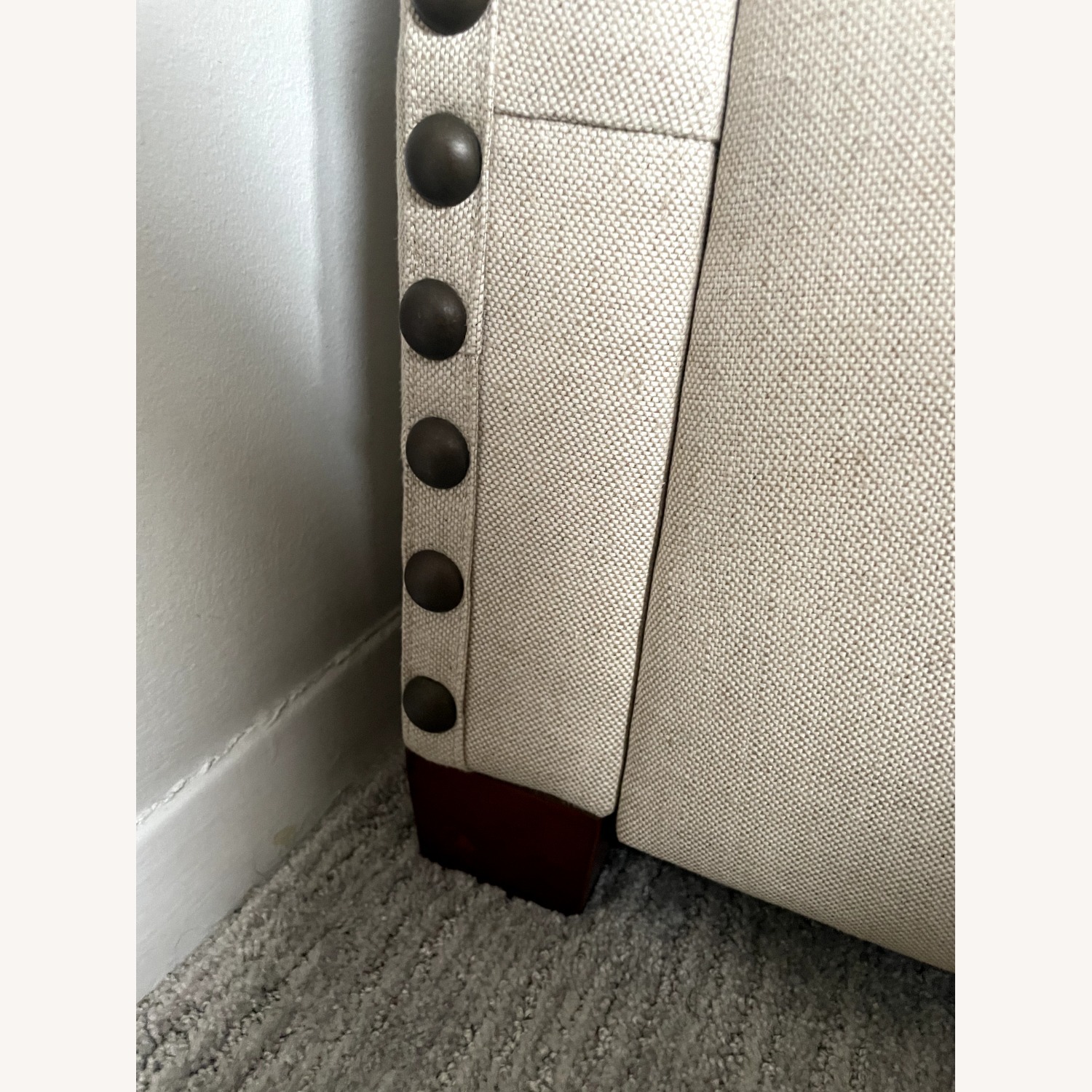 Pottery Barn Upholstered Queen Bed - image-7