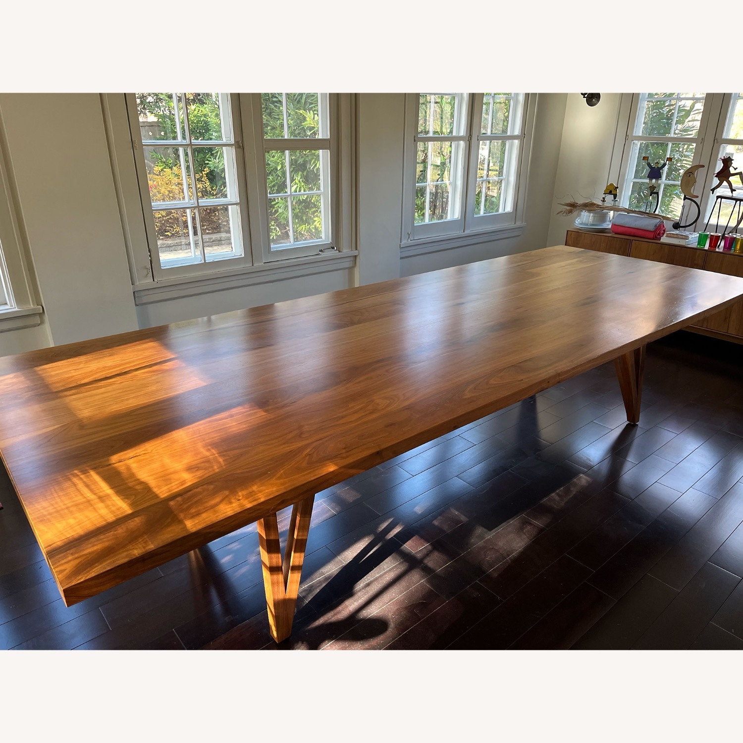 Custom MCM Walnut Dining Table - image-3