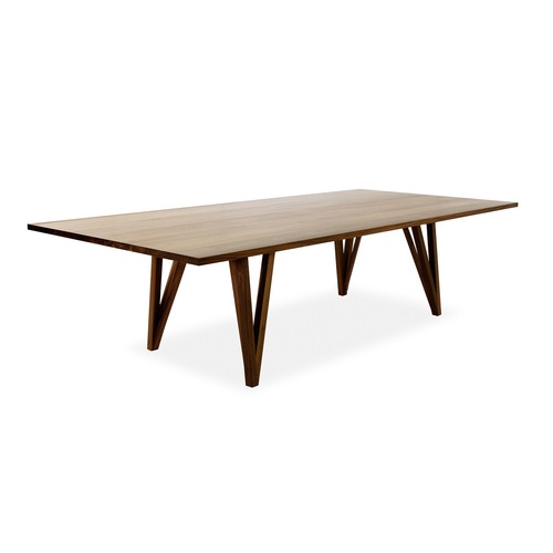 Used Custom MCM Walnut Dining Table for sale on AptDeco