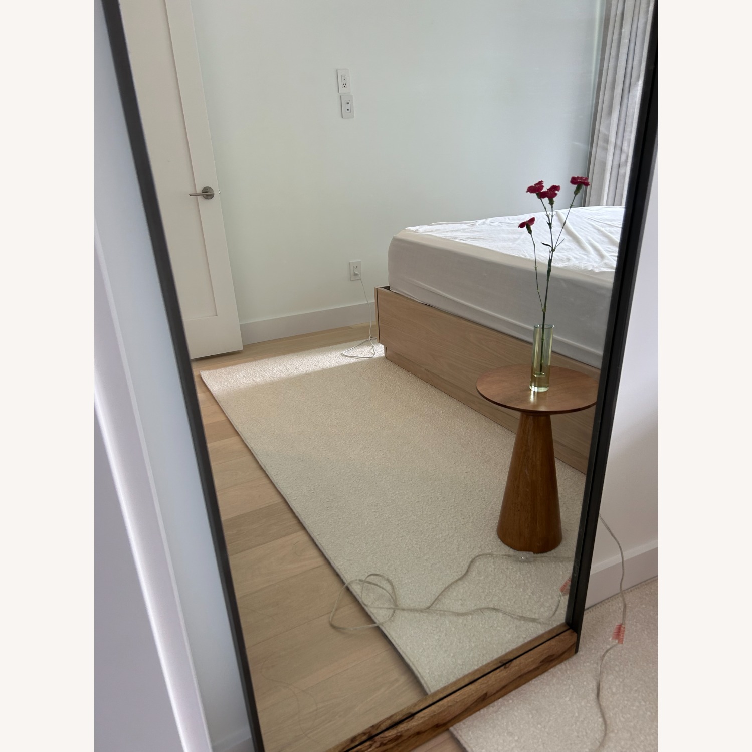 West Elm Industrial Wood Frame Floor Mirror - image-3