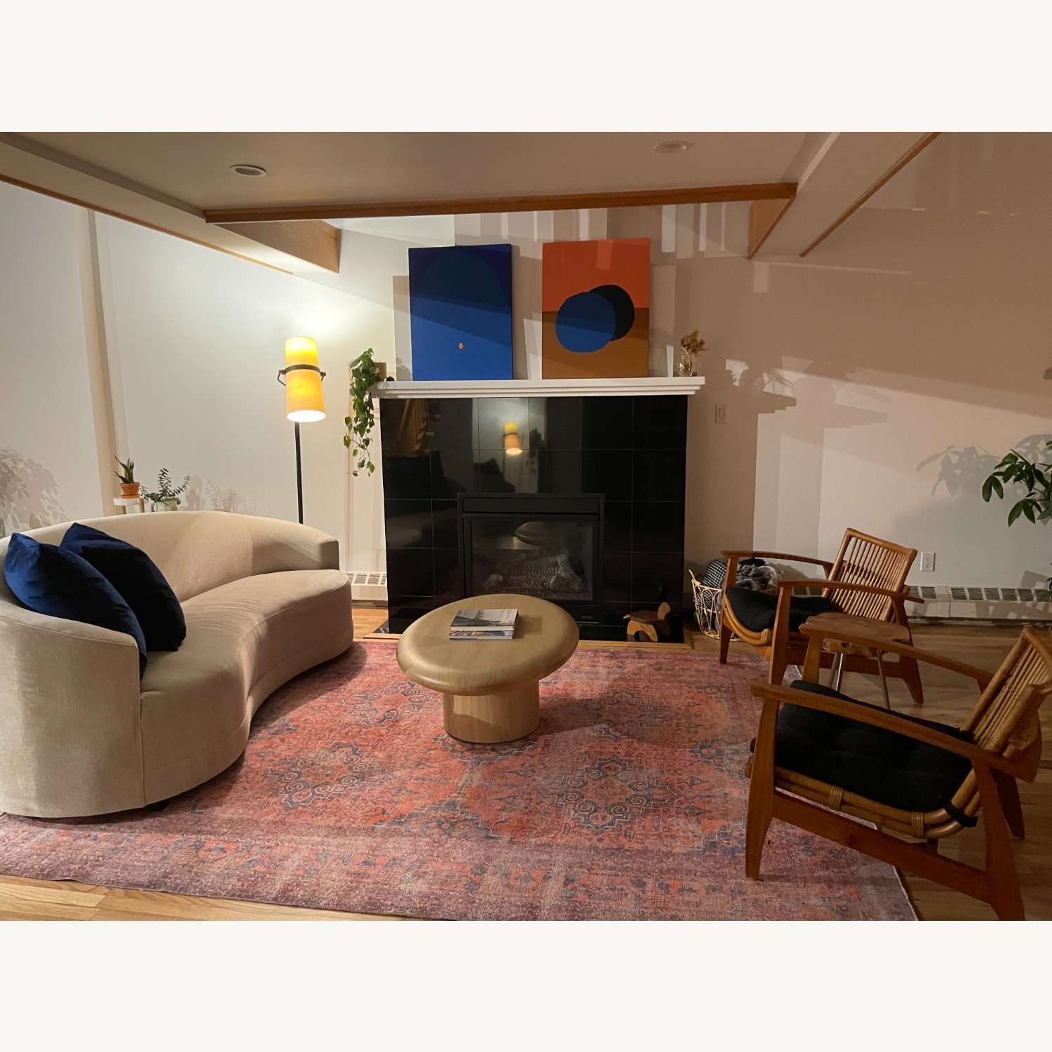 Crate & Barrel Infiniti Curve Back Sofa - image-3