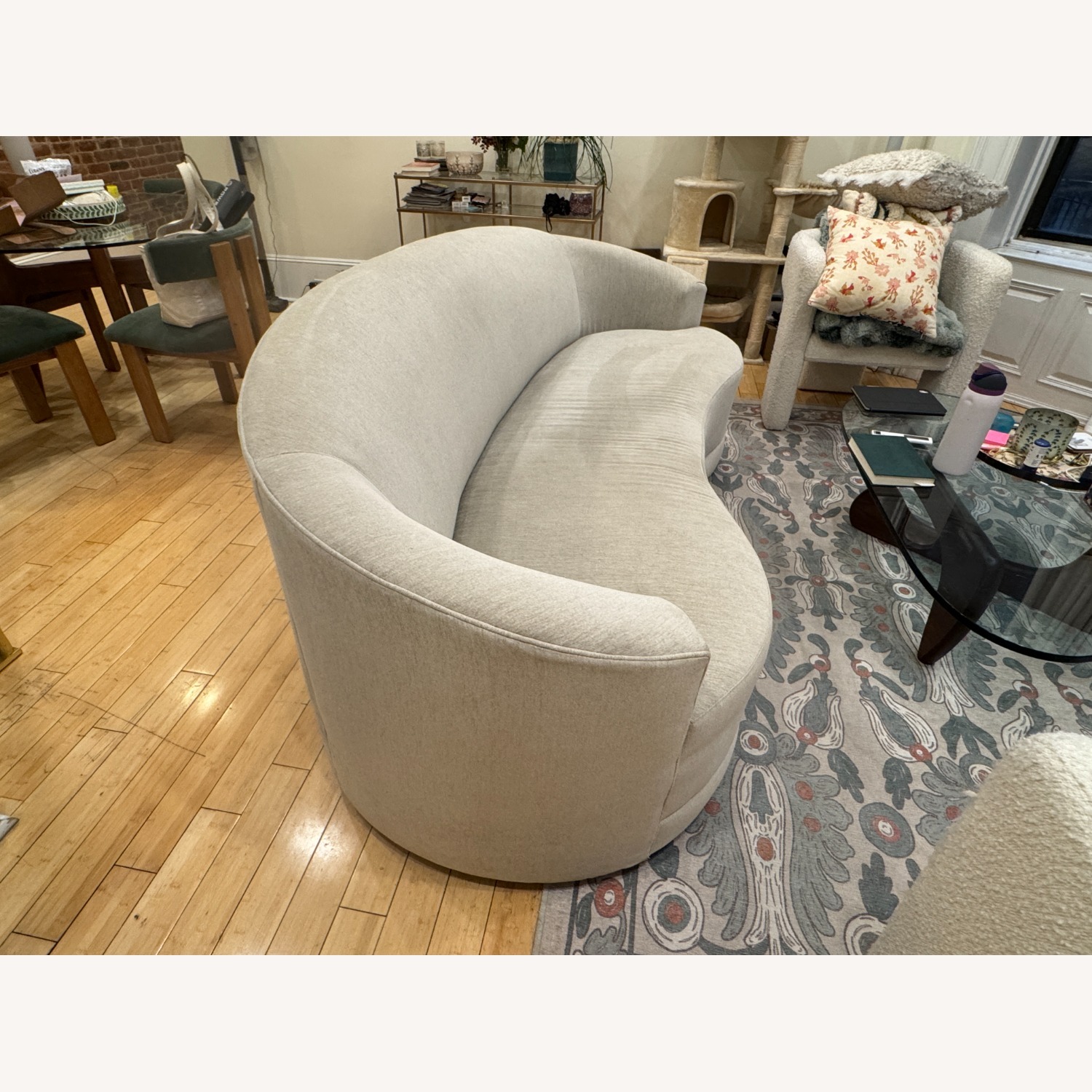 Crate & Barrel Infiniti Curve Back Sofa - image-8