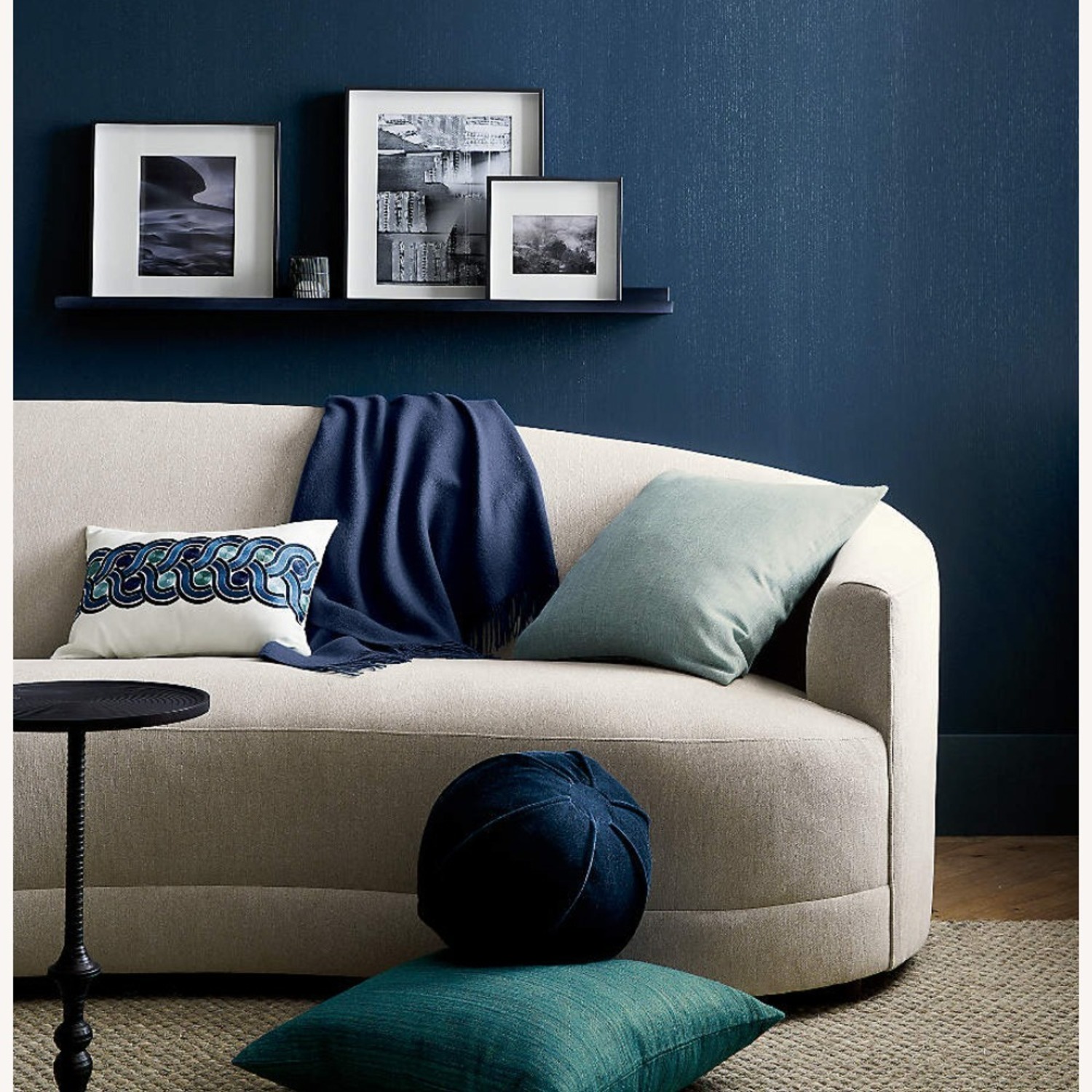 Crate & Barrel Infiniti Curve Back Sofa - image-1