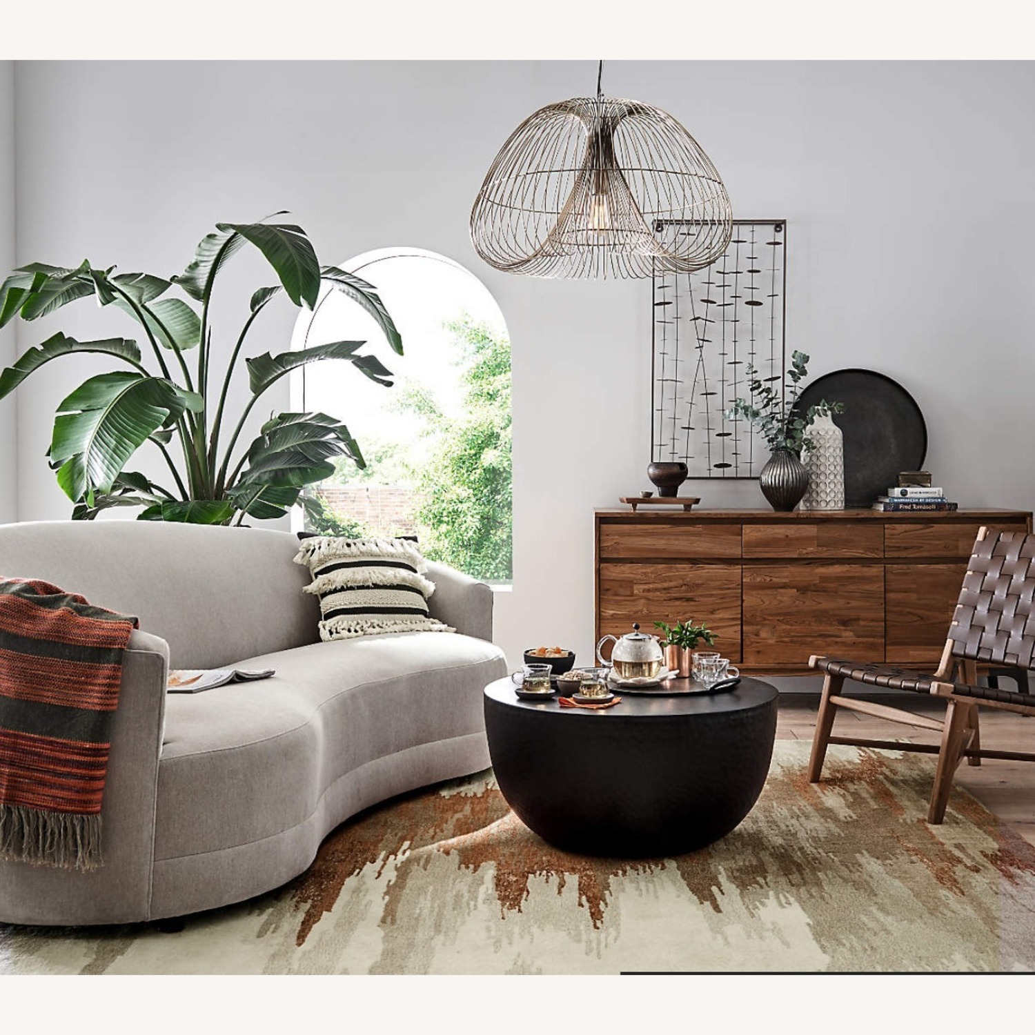 Crate & Barrel Infiniti Curve Back Sofa - image-4