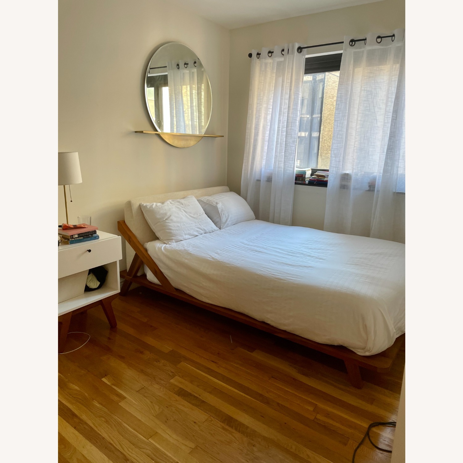 CB2 Drommen Full Wood Platform Bed - image-2