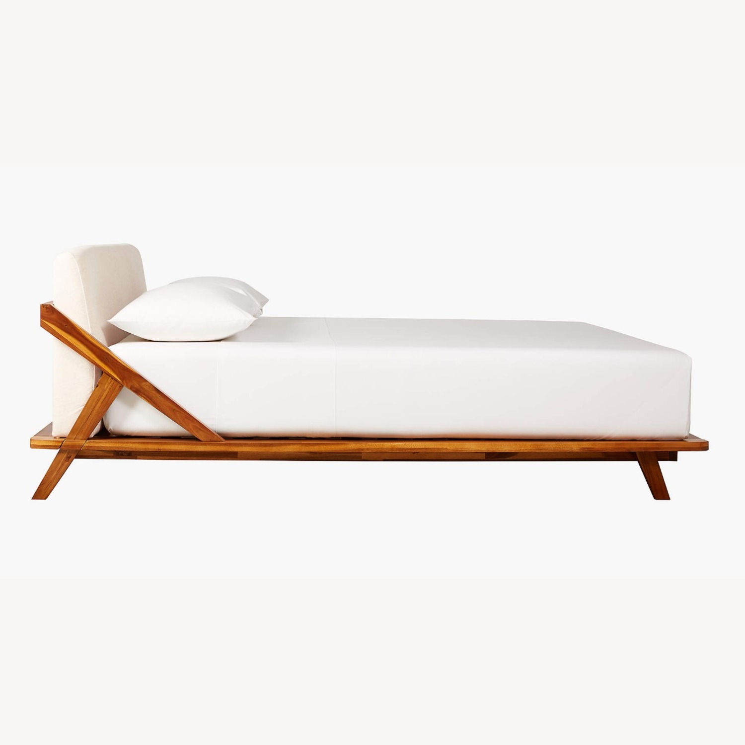 CB2 Drommen Full Wood Platform Bed - image-3