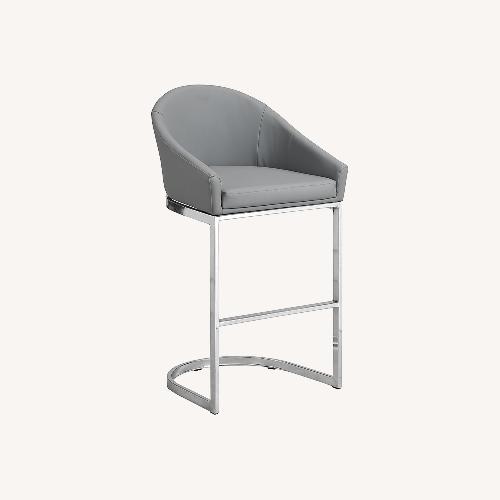 Used 3 Custom Gray Barstools for sale on AptDeco