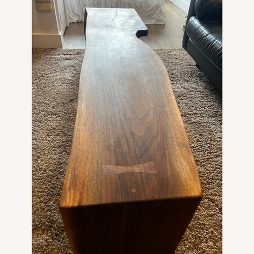 Used Solid Black Walnut Bench / Coffee Table for sale on AptDeco