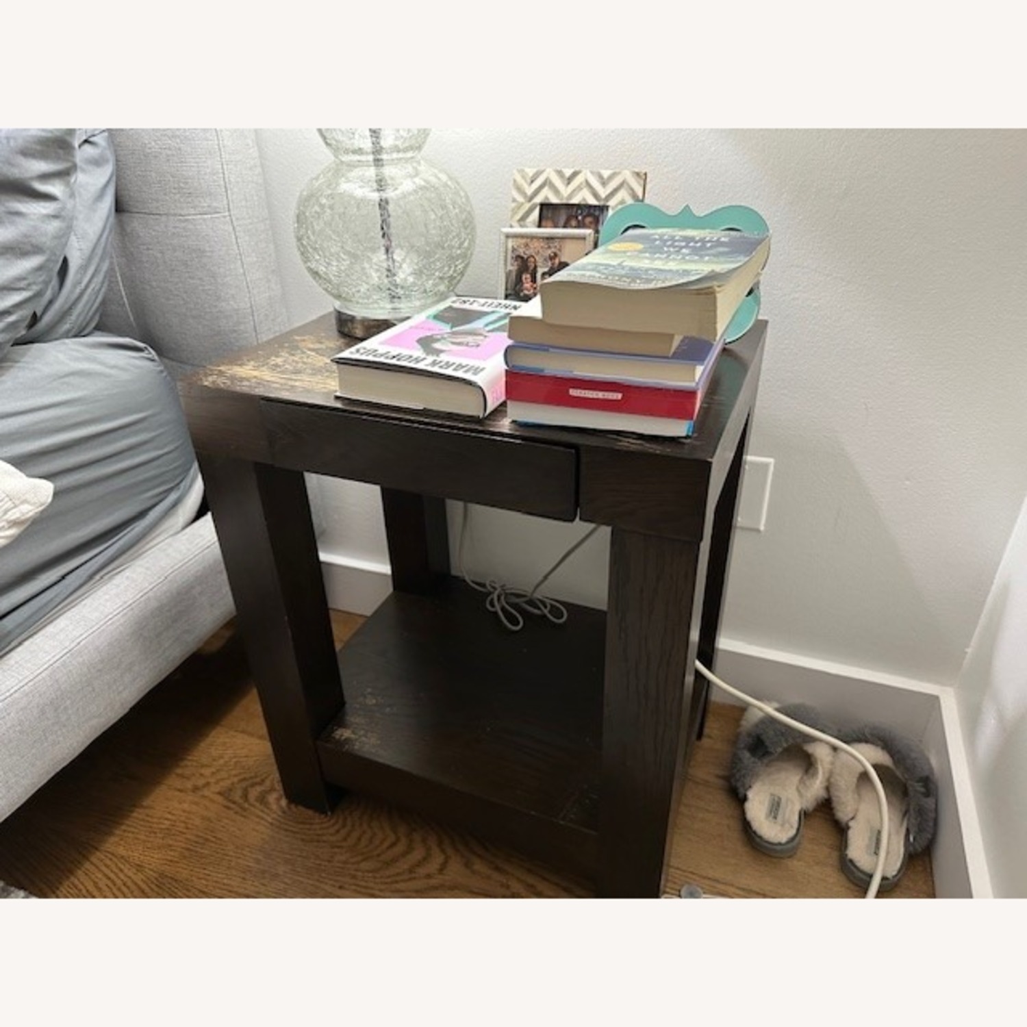 2 West Elm Night Wooden Nightstands - image-2