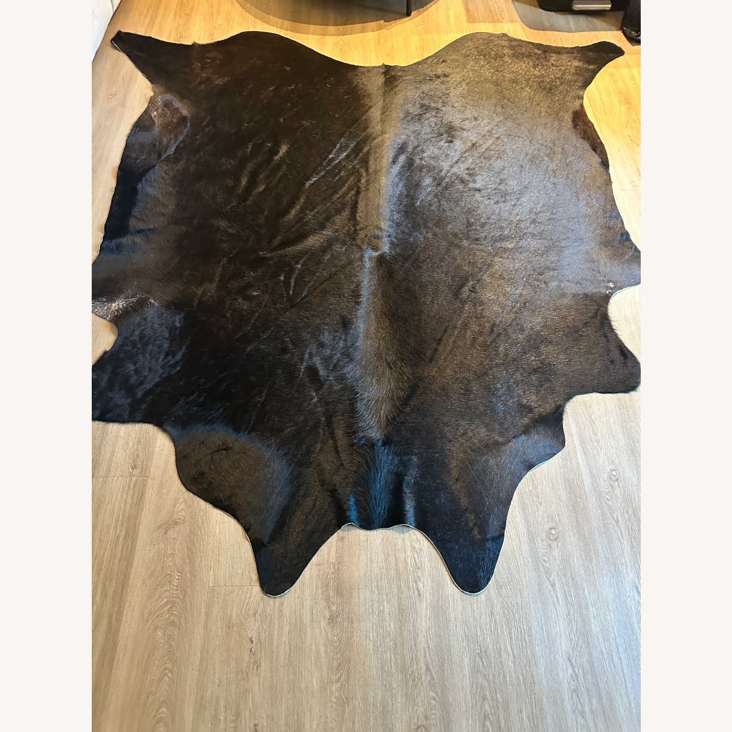 IKEA Chocolate Faux Cowhide Rug - image-2