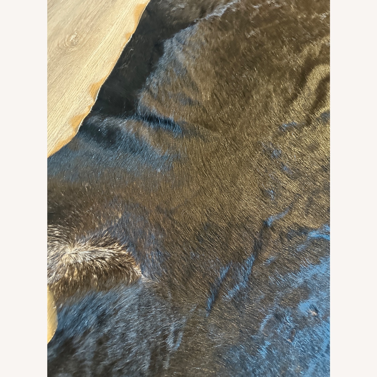 IKEA Chocolate Faux Cowhide Rug - image-3