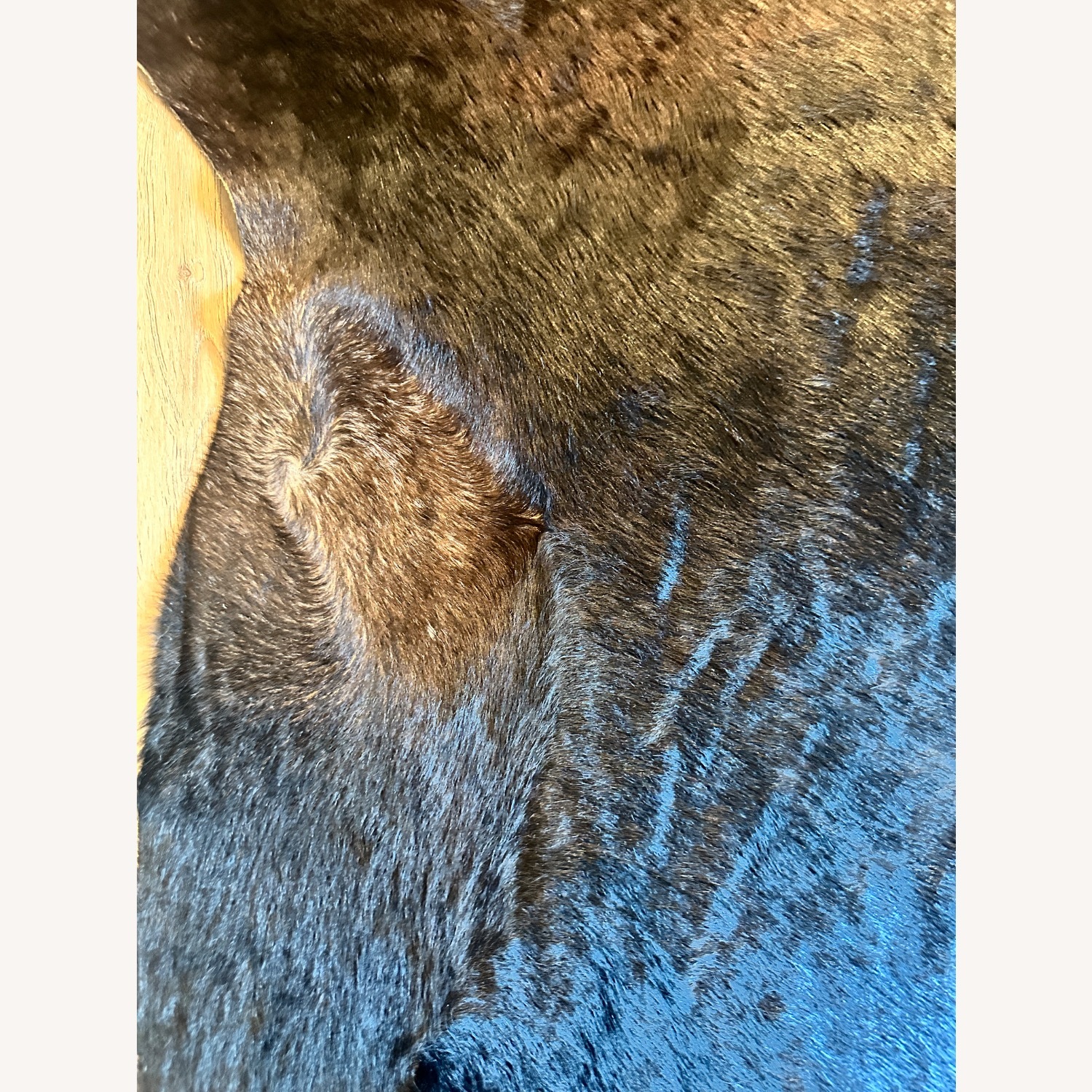 IKEA Chocolate Faux Cowhide Rug - image-4