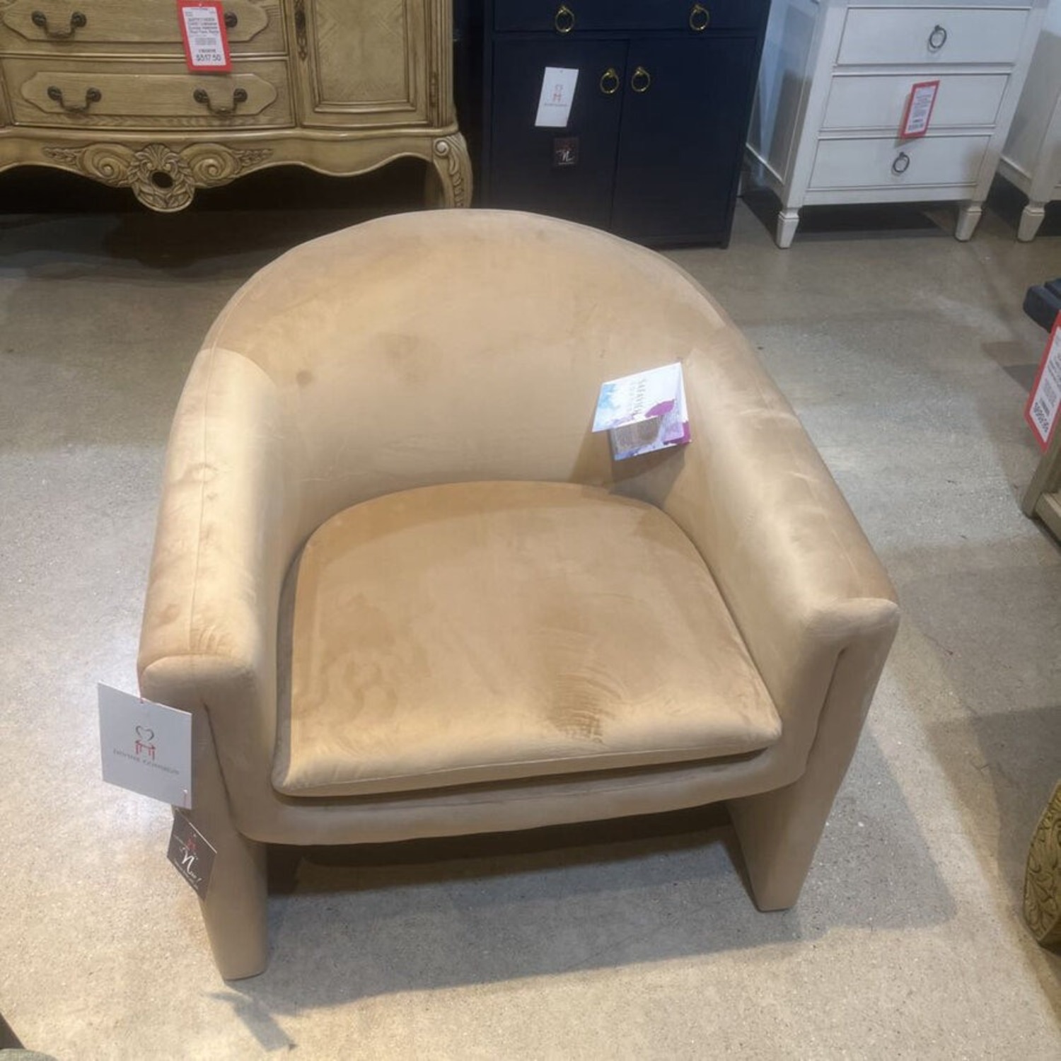 Safavieh Laylette Velvet Accent Chair - image-1
