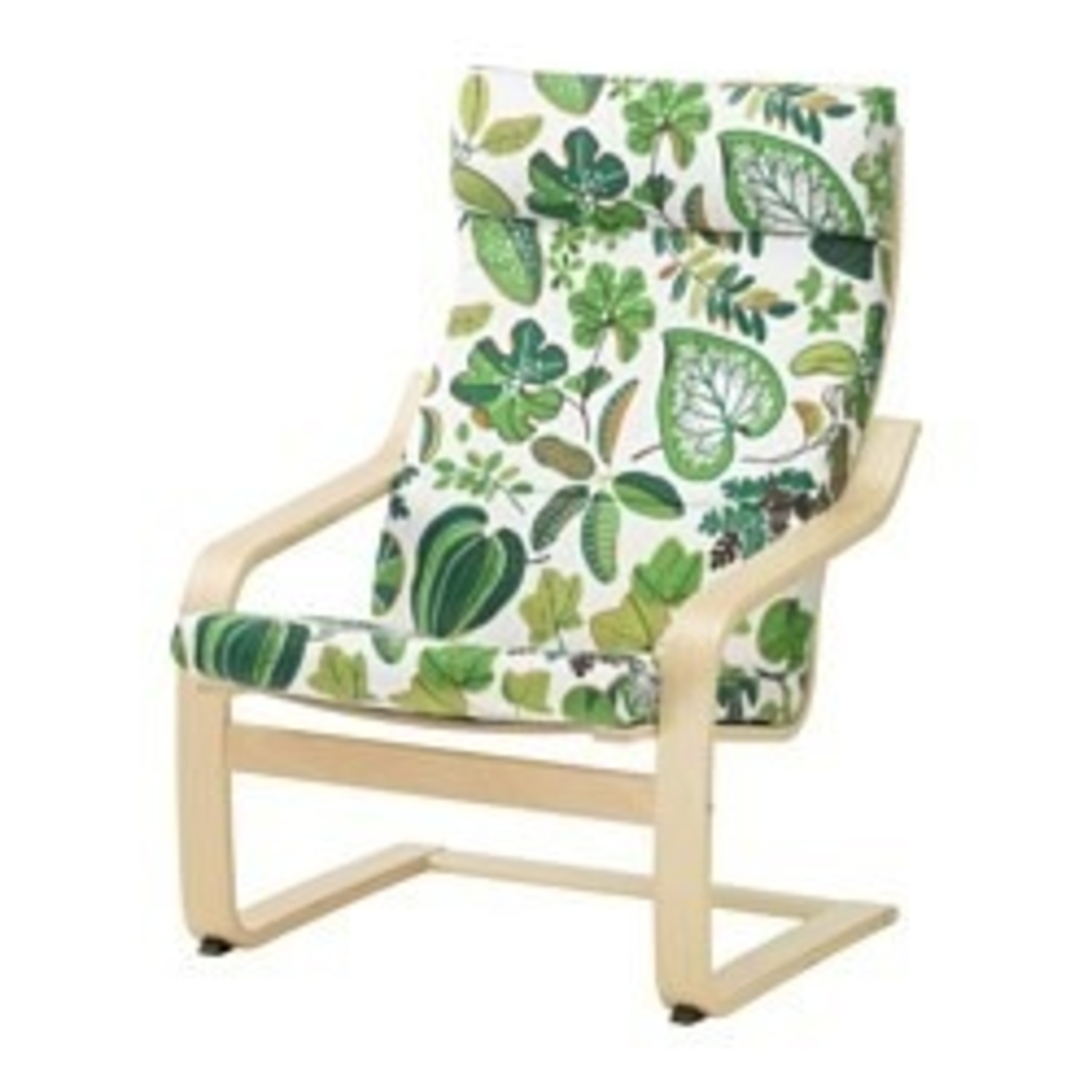 IKEA POANG Chair With Ottoman - image-4