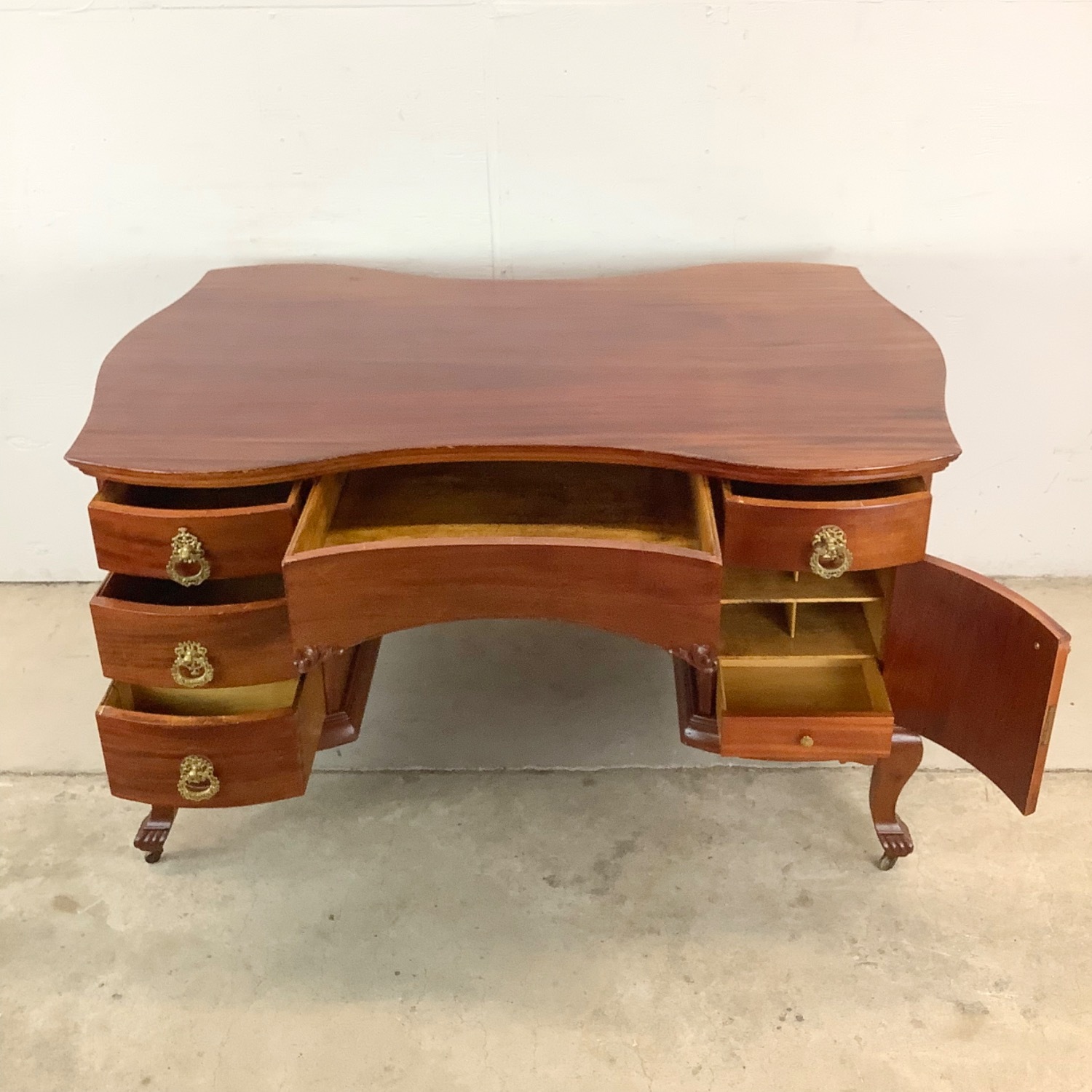 Queen Anne Revival Partners Executive Desk - image-18