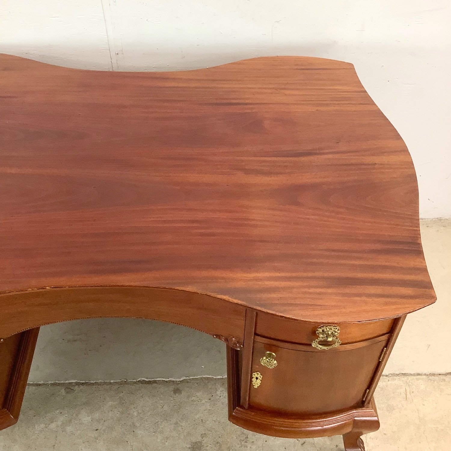 Queen Anne Revival Partners Executive Desk - image-4