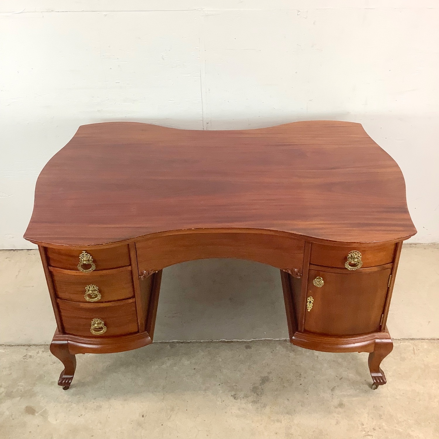 Queen Anne Revival Partners Executive Desk - image-2
