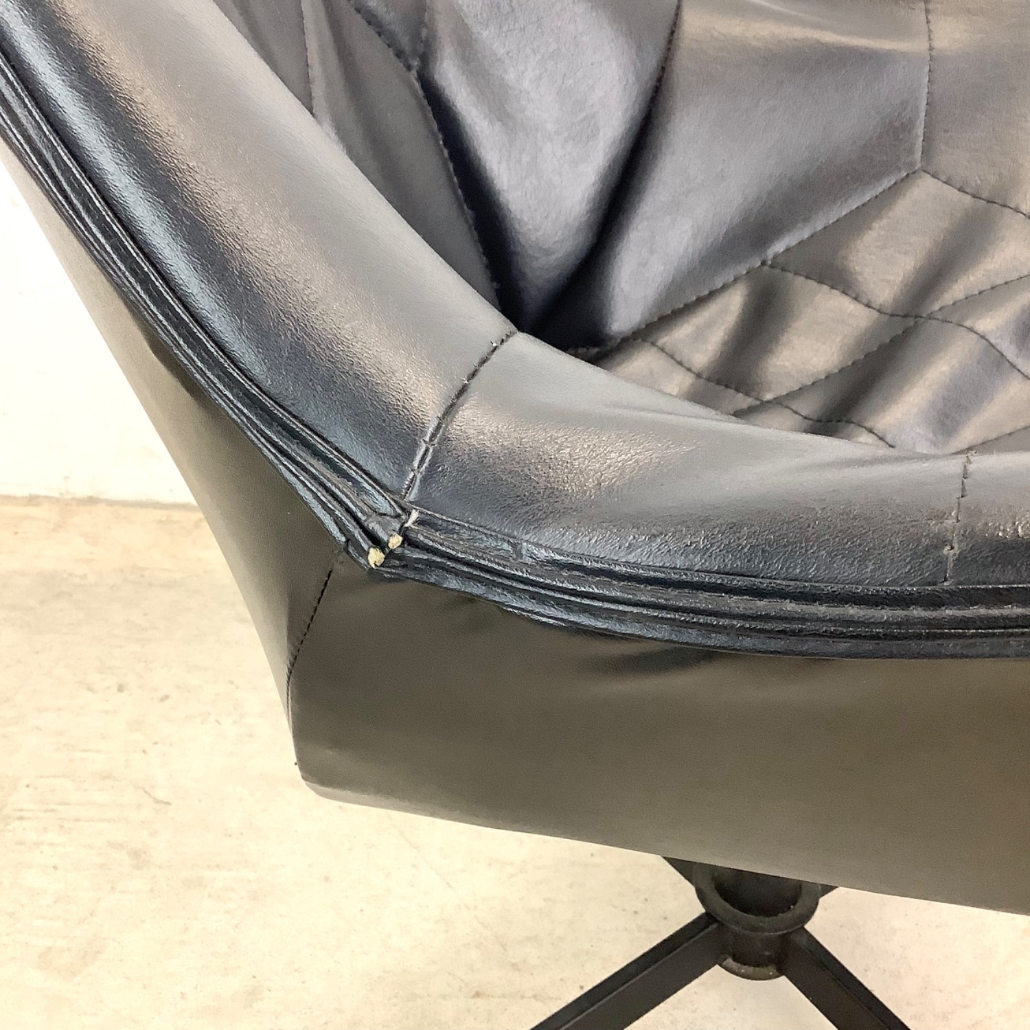 Vintage Highback Swivel Chair - image-12