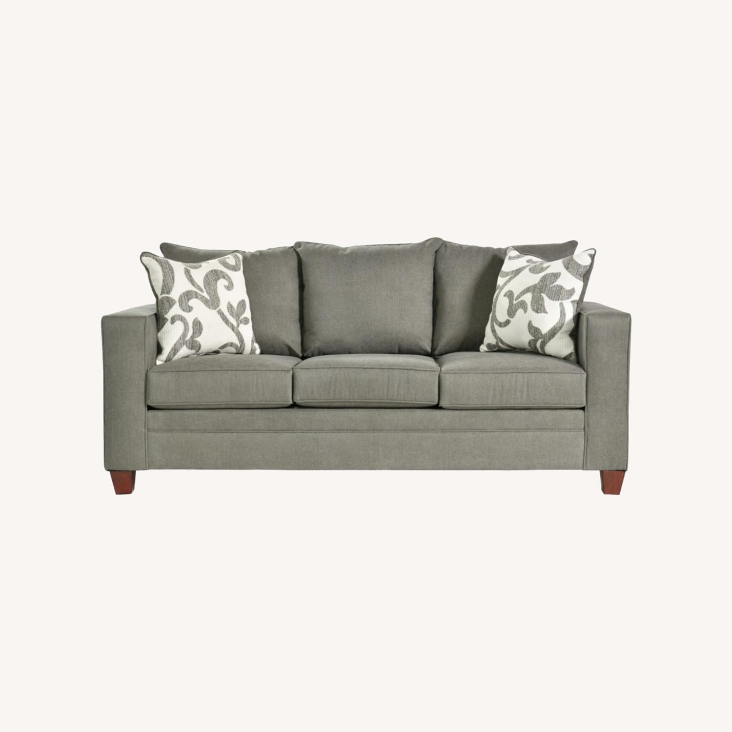 Marissa Charcoal Sofa - image-0