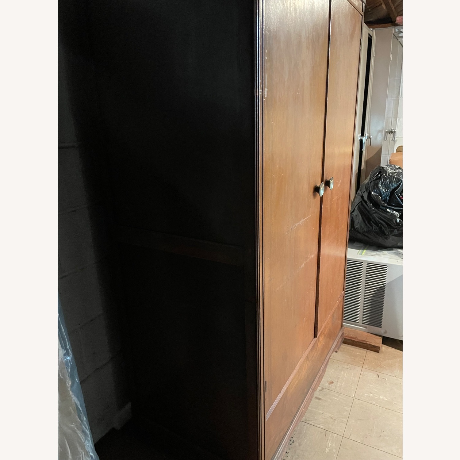 Vintage Antique Cedar-lined Wardrobe 1940’s  - image-7
