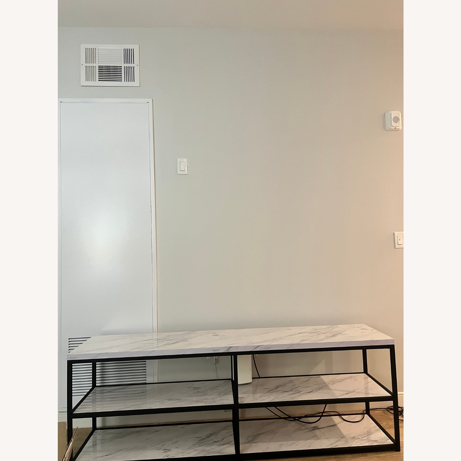 Jayden Black & White TV Stand - image-1