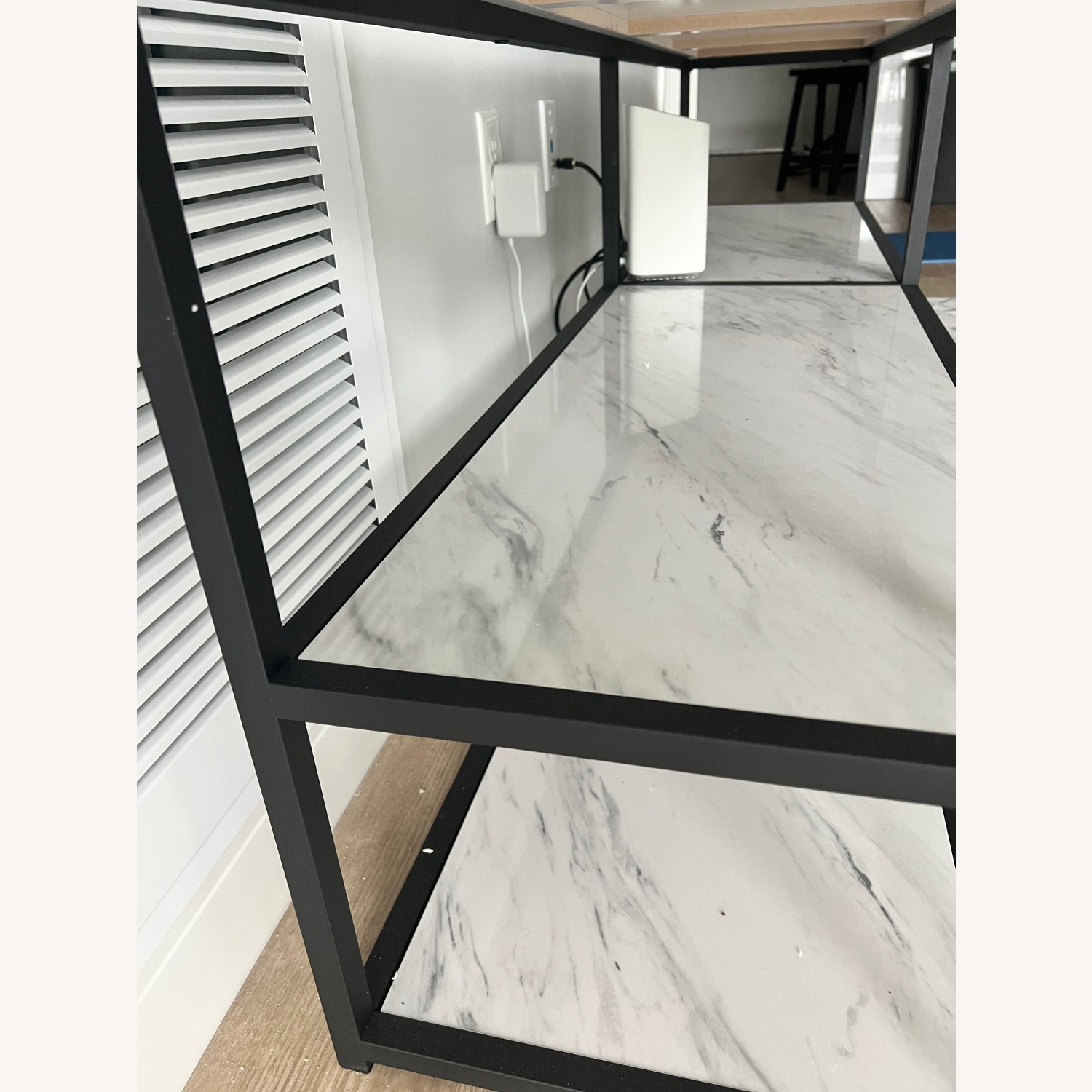 Jayden Black & White TV Stand - image-3