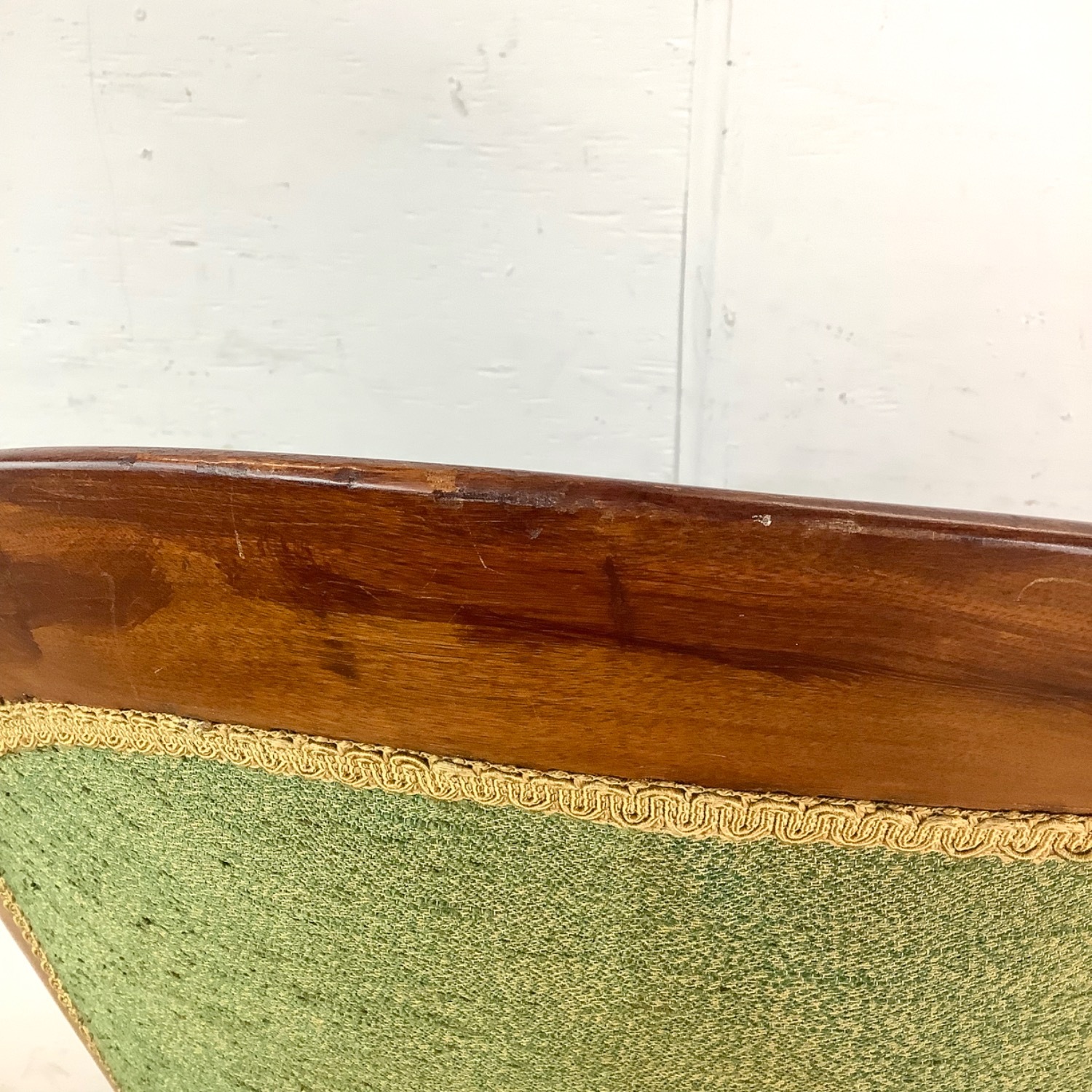 Vintage Needlepoint Armchair With Footstool - image-17